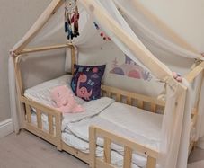 Toddler bed and mattress