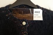 New hand knit mohair cardigan