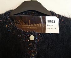New hand knit mohair cardigan