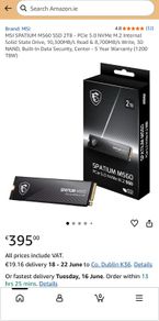 Msi Spatium M560 Ssd 2tb Sealed Box
