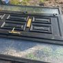 External door & 2 windows upvc black . Image 2