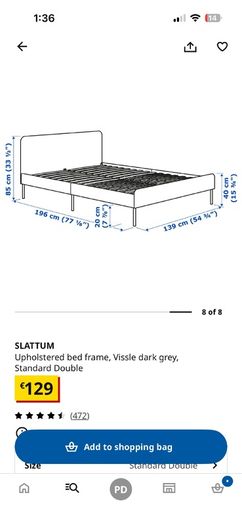 FREE Ikea Double Bed