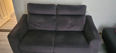2 seater grey sofa