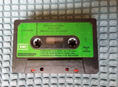 The Rolling Stones - Still Life. Rare Irish Cassette Tape.