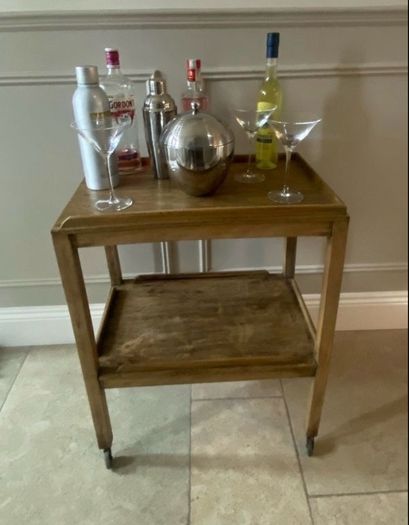Vintage drinks trolley