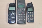 Vintage Nokia 5110 + Nokia Thx-6x Brick + Motorola M3788 Mobile Phones Faulty For Parts Repair