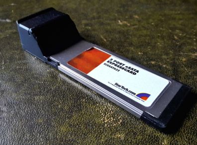 Startech ESATA expresscard with cable