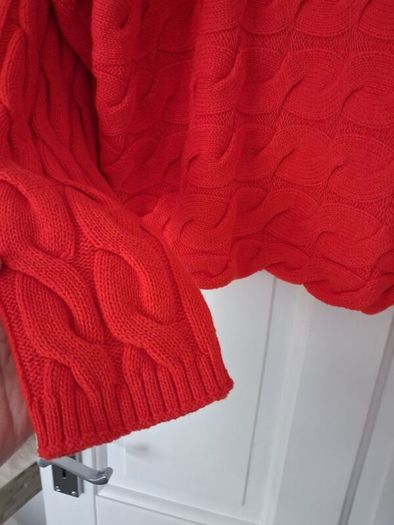 German brand Oui Cotton Jumper - Cherry Tomato - UK 12 - BNWT RRP 100