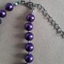 Purple Pearl Necklace Image 3