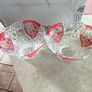 2 bonbon dish each is 25.00 euro Lead Crystal Ruby Flash Floral Dish Bowl Anna Hutte Asti Bleikristall Germany Image 2