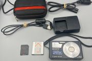 Sony Cybershot DSC-W610 Digital Camera - Black - Full Kit - 14mp