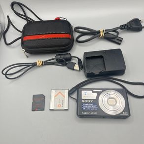 Sony Cybershot DSC-W610 Digital Camera - Black - Full Kit - 14mp