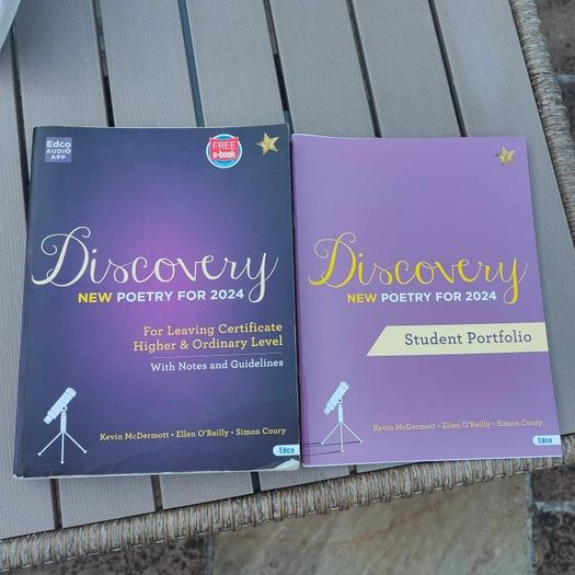 Discovery  New Poetry for 2024  Higher and Ordinary Level Textbook and Student Portfolio Set