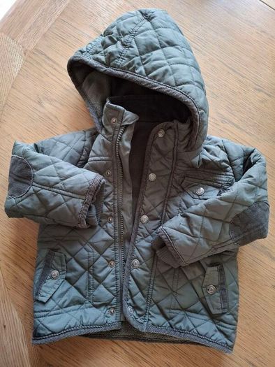 Boys jacket 9-12months (dark green)