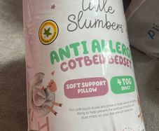 Little Slumbers AntiAllergy Cotbed Bedset - Brand New