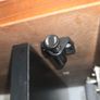 AVF Panorama 1600mm TV Unit Stand  Oak & Black Glass Image 3