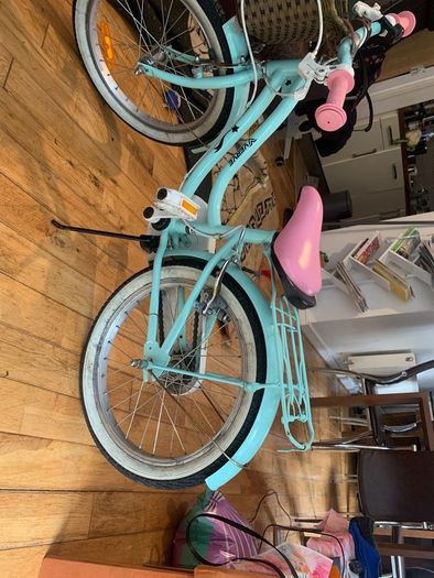 18 Inch Verve Star kids Bike with Basket Mint color