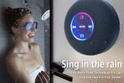 Portable Wireless Bluetooth Speaker LED IPX4 Waterproof Loudspeaker Outdoor Bathroom Large Suction Cup Mini Stereo Sound Box