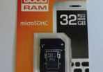 32Gb Micro SDHC Memory Card GoodRam Secure Digital +SD Adapter LIFETIME WARRANTY