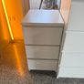 IKEA Malm White Chest of Drawers 1 Large and 1 Small Image 2