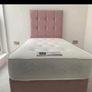 New 3ft Single Divan Beds. Stylist Headboard Options. Optional Drawers Storage And Tufted Memory Foam Mattresses Instock Image 7