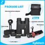 Waterproof Binoculars with Tripod & Phone Adapter, BAK-4 Prisms, FMC Lens for Bird Watching, Hiking & Stargazing Image 8