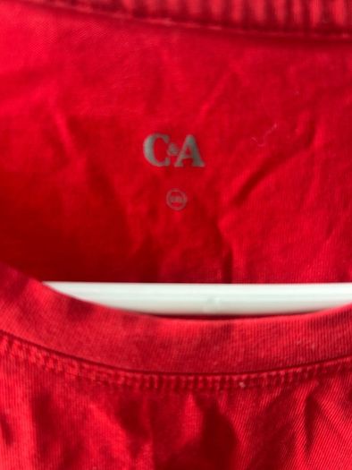 Red Long Sleeve Top / Size L