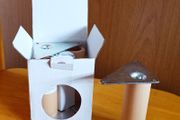 Ikea EKET wooden legs with still fitting plates  804.741.51  pack of 4   height 10cm