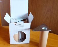 Ikea EKET wooden legs with still fitting plates  804.741.51  pack of 4   height 10cm