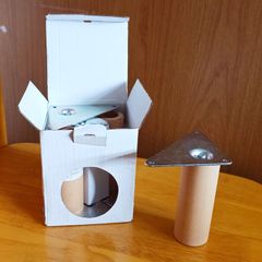 Ikea EKET wooden legs with still fitting plates  804.741.51  pack of 4   height 10cm