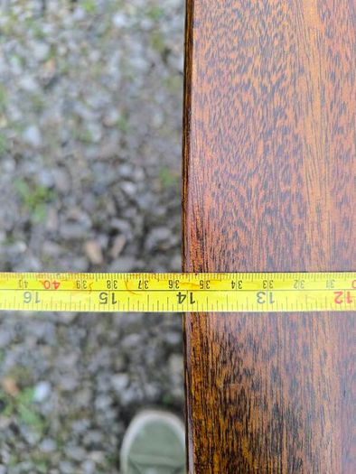 Vintage Mid-Century Mahogany Nest of 3 Tables