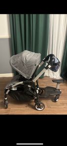 iCandy Peach 3 Pram grey Travel System Ride On Board