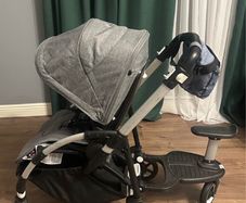 iCandy Peach 3 Pram grey Travel System Ride On Board