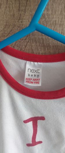 Next up to 3 months never worn I love daddy