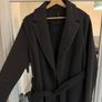 Newlook charcoal grey coat Image 2