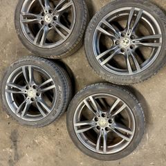 BMW F30 18" wheels and tyres