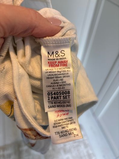 M&S baby 0-3 months
