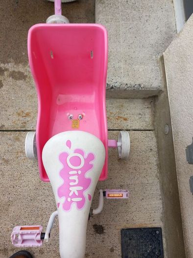Kids pepper pig bike size 12 inch wheels