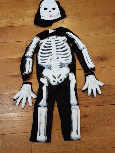 Skeleton CostumeAge 3-4