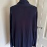 Oversize navy cardigan Zara knit suit 12-16 Image 3
