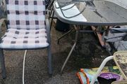 garden table 4 chairs and cushions
