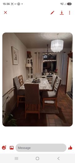 marble table and chairs