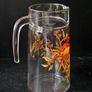 Vintage French  Luminarc Birds Pitcher Image 2