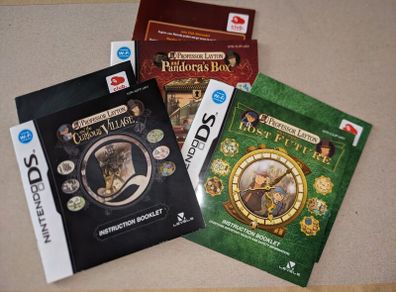 Professor Layton DS - manuals (No games!)