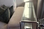 Mirrored side table