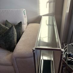 Mirrored side table