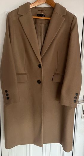 Ladies M&S Full length Camel Coat