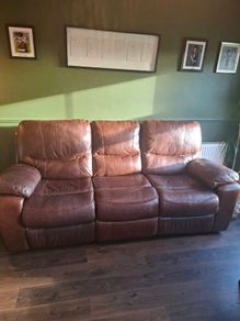 Leather couch