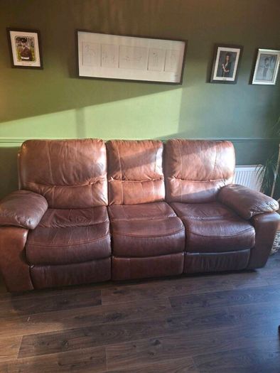 Leather couch