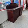Antique 3 drawer Mahogany Sideboard Image 2